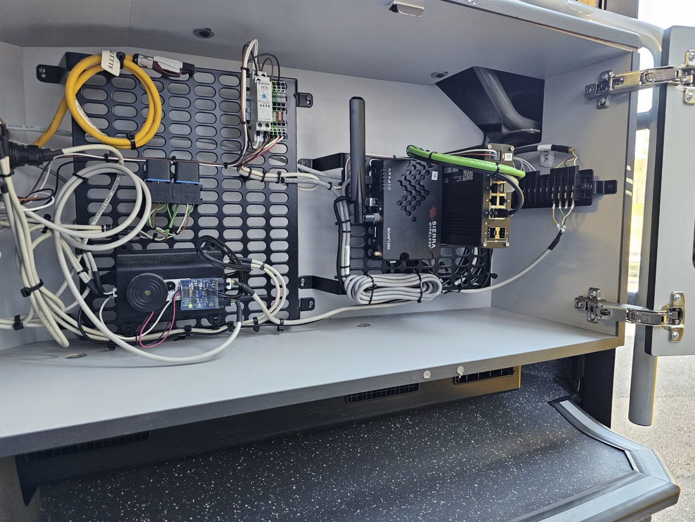 câblage embarqué Installations des Switch et routeurs